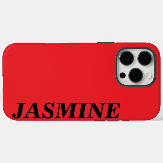 MODERNER STYLISCH-INDIVIDUELLE NAME SOLID CLASIC R Case-Mate iPhone HÜLLE (Rückseite (Horizontal))