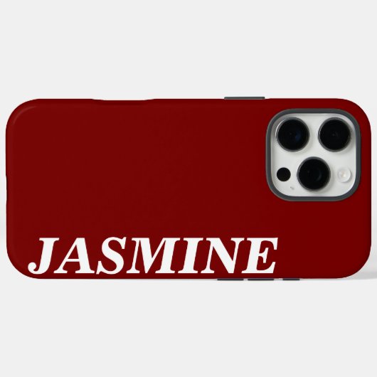 MODERNER STYLISCH-INDIVIDUELLE NAME-SOLID-KÄSE, RO Case-Mate iPhone HÜLLE (Rückseite (Horizontal))