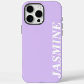 MODERNER STYLISCH-INDIVIDUELLE NAME-SOLID-LAVENDER Case-Mate iPhone HÜLLE (Rückseite)
