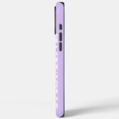 MODERNER STYLISCH-INDIVIDUELLE NAME-SOLID-LAVENDER Case-Mate iPhone HÜLLE (Rückseite / Links)