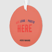 MODERNER STYLISCH-MODERNER TOMATO ROT VERIFIED MAR ORNAMENT (Vorderseite)