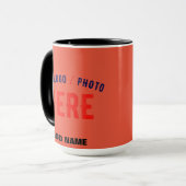 MODERNER STYLISCH-MODERNER TOMATO ROT VERIFIED MAR TASSE (Vorderseite Links)