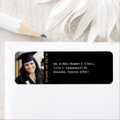 Moderner Stylist Abschluss Custom Foto Return Addr (Insitu)