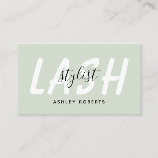 Moderner Stylist Visitenkarte (Vorderseite)