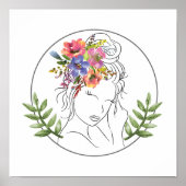 Moderner Stylist Wellness-Center des Östhetik Eleg Poster (Vorne)