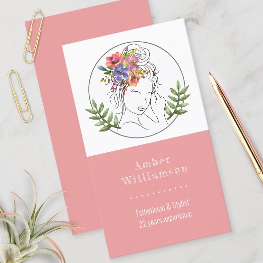 Moderner Stylist Wellness-Center des Östhetik Eleg Visitenkarte