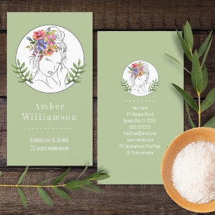 Moderner Stylist Wellness-Center des Östhetik Eleg Visitenkarte