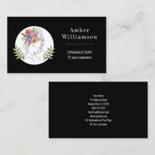 Moderner Stylist Wellness-Center des Östhetik Eleg Visitenkarte