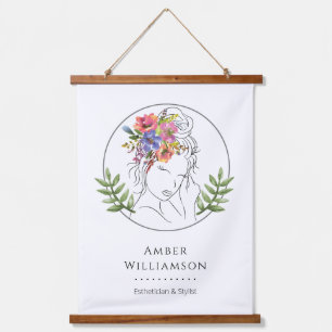 Moderner Stylist Wellness-Center des Östhetik Eleg Wandteppich Mit Holzrahmen