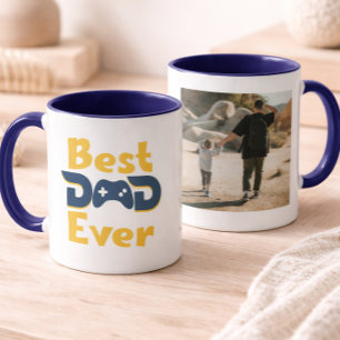 Moderner Super-Vater Aller Zeiten Gamer-Vater Foto Tasse