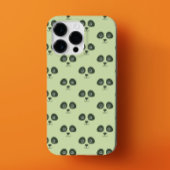 Moderner süßer Panda-Gesicht hellgrün iPhone Hülle