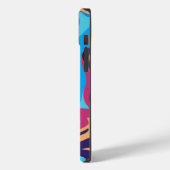 Moderner Swirl Case-Mate iPhone Hülle (Rückseite / Links)