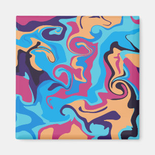 Moderner Swirl Magnet