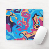 Moderner Swirl Mousepad (Mit Mouse)