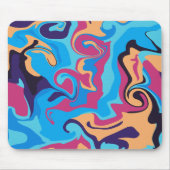 Moderner Swirl Mousepad (Vorne)
