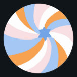 Moderner Swirl Star von David Bar Bar Mitzvah Cust Runder Aufkleber<br><div class="desc">Ideal für eine Fledermausmitzvah, Bar mitzvah oder andere jüdische Feiern! Handgemachte Kunst für Sie. Vollständig anpassbar! Klicken Sie auf "Bearbeiten mit dem Entwurfstool", um Text hinzuzufügen und die Schriftart, Farben und Einstellungen anzupassen. VIELEN DANK FÜR DIE UNTERSTÜTZUNG UNABHÄNGIGER KÜNSTLER! Alle Kunstwerke und Designs werden von mir erstellt. Ich Liebe, zeichnen...</div>