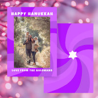 Moderner Swirl Star von David HAPPY HANUKKAH CUSTO