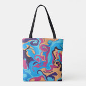 Moderner Swirl Tasche (Rückseite)