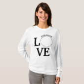 Moderner T - Shirt für benutzerdefinierte Liebe (Vorne ganz)