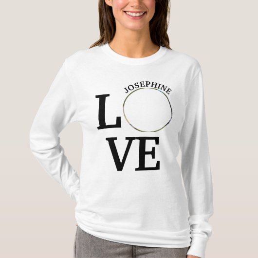 Moderner T - Shirt für benutzerdefinierte Liebe (Vorderseite)