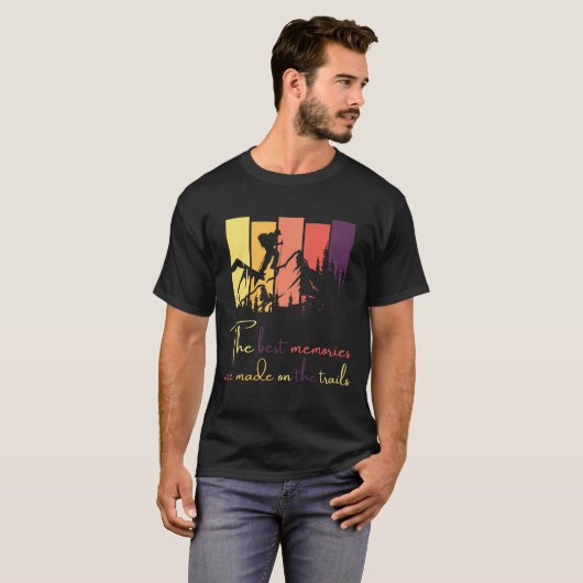 moderner T - Shirt für Wanderungen (Vorne ganz)