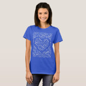 Moderner T - Shirt mit Text Multi Language Liebe W (Vorne ganz)