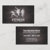 Moderner Tafel-Läufer-persönliche Trainer-Fitness Visitenkarte (Vorne/Hinten)