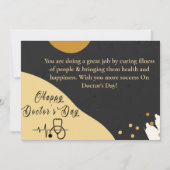 Moderner Tag der Abstrakten Ärzte Feiertagskarte (Vorderseite)