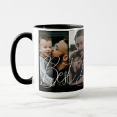 Moderner Tag der einfachen Fotosammlungen Tasse (Links)