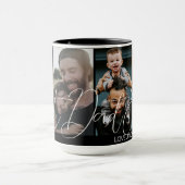 Moderner Tag der einfachen Fotosammlungen Tasse (Zentrum)