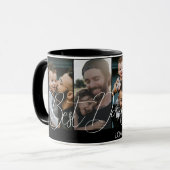 Moderner Tag der individuellen Fotocollage Vathers Tasse (Vorderseite Links)