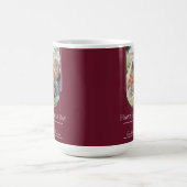 Moderner Tag des Fotos der Bogenrahmen | Rot Kaffeetasse (Mittel)