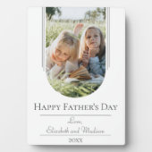 Moderner Tag des Fotos der Bogenrahmen | weiß Fotoplatte (Vorderseite)