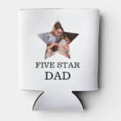 Moderner Tag Einzigartiger Vatertag Fünf-Sterne-Va Dosenkühler (Vorderseite)