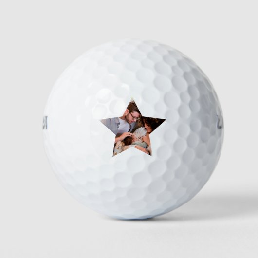 Moderner Tag Einzigartiger Vatertag Fünf-Sterne-Va Golfball (Vorderseite)