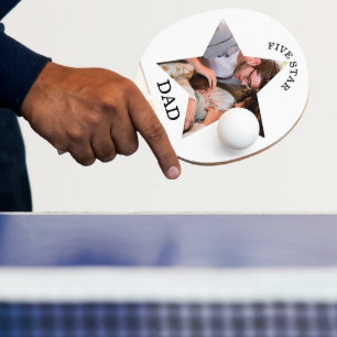 Moderner Tag Einzigartiger Vatertag Fünf-Sterne-Va Tischtennis Schläger