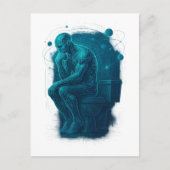 Moderner Tagesdenker Postkarte (Vorderseite)