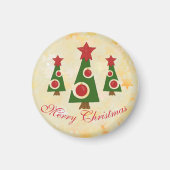 Moderner Tannenbaum Magnet (Vorne)