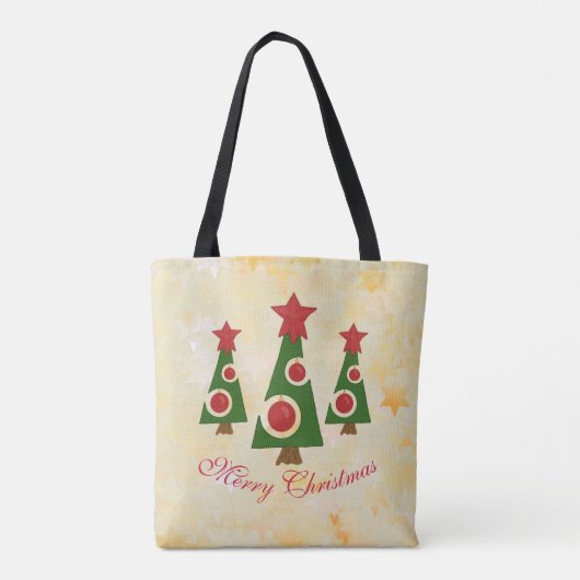 Moderner Tannenbaum Tasche (Rückseite)