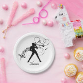 Moderner Tanz Pappteller (Party)