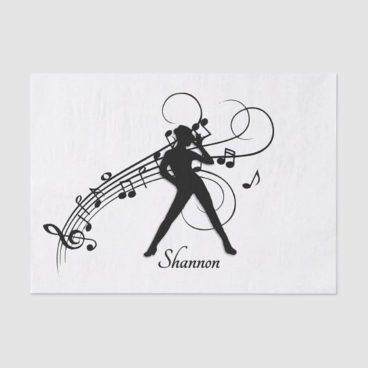 Moderner Tanz Seidenpapier (Vorderseite)