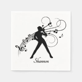 Moderner Tanz Serviette