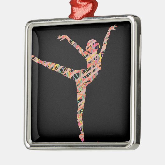 Moderner Tänzer des Balletts Ornament Aus Metall (Links)
