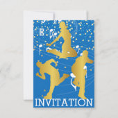 Moderner Tänzer Hip Hop Städtische Badeanstalt Ein Einladung (Vorderseite)