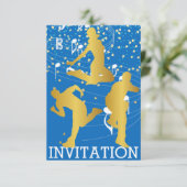 Moderner Tänzer Hip Hop Städtische Badeanstalt Ein Einladung (Stehend Vorderseite)