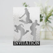 Moderner Tänzer Hip Hop Urban Club Einladung (Stehend Vorderseite)