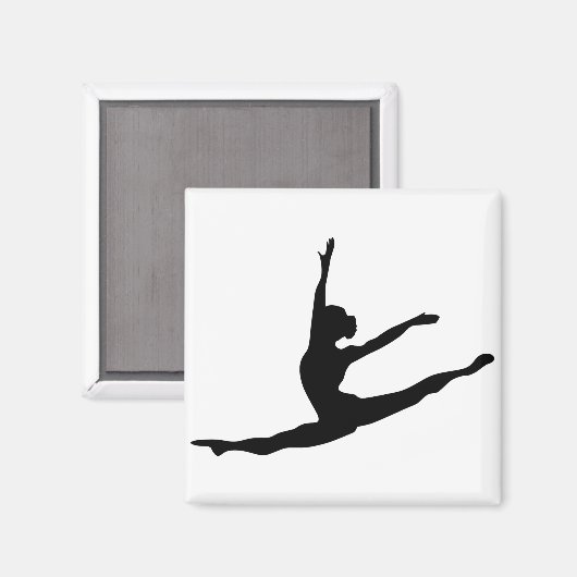 Moderner Tänzer Magnet (Vorderseite/Rückseite)