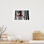 Moderner Tänzer Poster (Küche)