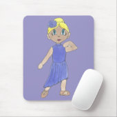 Moderner Tanzlehrer Lila Erwägung Mousepad (Mit Mouse)