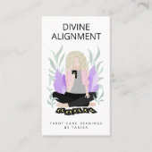 Moderner Tarot Card Reader Visitenkarte (Vorderseite)